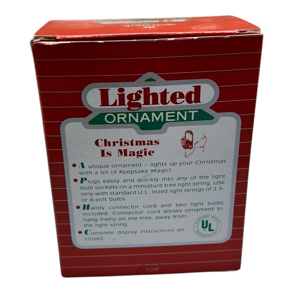 Hallmark “Christmas is Magic” Lighted Christmas Ornament #QLX7171 (1988) - Picture 5 of 6